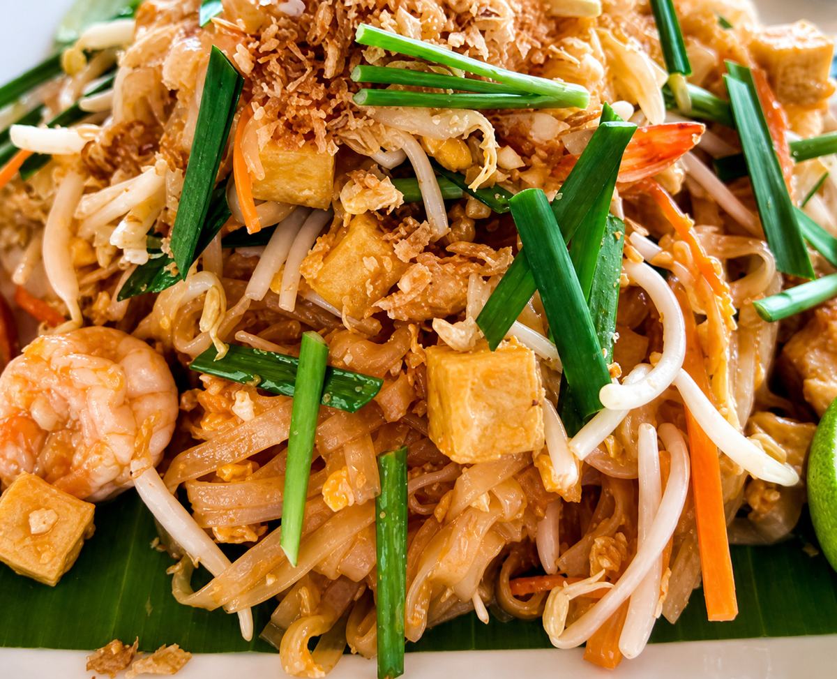 Pad Thai with prawns